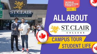 St Clair College Campus Tour Canada 🍁 Windsor Campus  Amratpal A Vision [upl. by Judie]