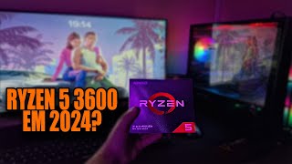 MELHOR PROCESSADOR CUSTO BENEFICIO DE 2024  Ryzen 5 3600 [upl. by Nipahc]