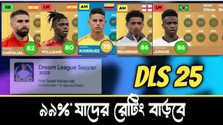 DLS 25 Update Player RatingDream League soccer 25  DLS 25  Dream League soccer 24 [upl. by Repsac]