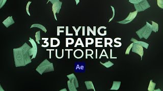 Create Flying Paper Animations In After Effects [upl. by Nytsuj]