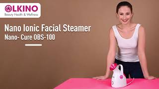 Olkino Nano Cure Ionic Facial Steamer  Best Facial Steamer Machine and Steam Inhaler In India [upl. by Ailana]