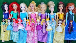 9 Minutes Satisfying video ASMR  Unboxing Disney Princess Spin amp Reveal Surprise Dolls [upl. by Rima]