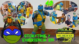 Storytime y Experiencia La Mole Convention México 2024 Tématica de tortugas ninja LURA CONSA [upl. by Ennaeerb]