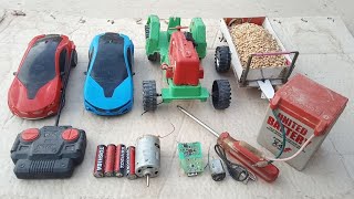 Chargeable Remote Control Car Making  RC car making with dc motor [upl. by Sadowski]