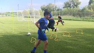 giannis simeonidis goalkeeper training 3 [upl. by Nodlew]