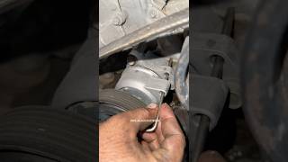 Oldest hack removing serpentine belt short serpentine belt [upl. by Airdnaxela]