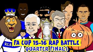 FA Cup Rap Battle QUARTER FINALS 1516 Arsenal 12 Watford Everton 20 Chelsea Highlights [upl. by Lorimer]