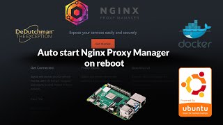 Auto Start Nginx Proxy Manager on Ubuntu Docker [upl. by Ramirol450]