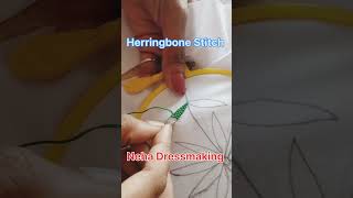 Herringbone Stitch Herringbone embroidery Herringbone design [upl. by Teodorico]