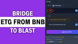 How to Bridge ETH from BNB to BLAST Easy Guide [upl. by Mulligan649]