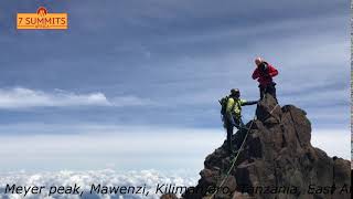 Hans Meyer peak Mawenzi Kilimanjaro  7 Summits Africa [upl. by Ibrab]