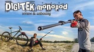 DIGITEK monopod DMP60 unboxing and review 😱😱 [upl. by Odranar303]