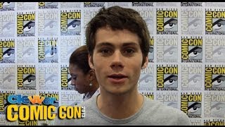 Dylan OBrien Discusses Lydia amp Stiles Mom 2013 ComicCon [upl. by Shwalb]