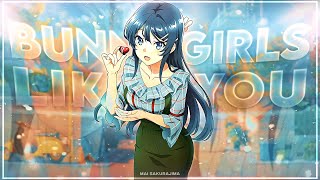 Mai Sakurajima  Girls Like You EditAMV  Quick [upl. by Lehcer]