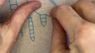 Open Chain Stitch [upl. by Eenal]