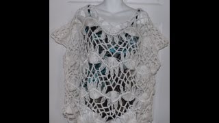 Hairpin Lace Summer Blouse Part 2 [upl. by Norehc]