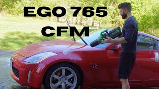 Best Way To Dry Your Car Using The EGO 765 On the 350Z [upl. by Semmes445]