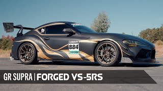 Toyota GR Supra on Apex VS5RS Forged Wheels [upl. by Langley]