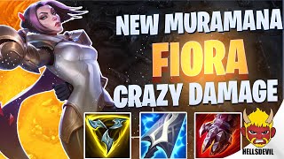 WILD RIFT  NEW MURAMANA FIORA  CRAZY DAMAGE  Challenger Fiora Gameplay  Guide amp Build [upl. by Ahseket]