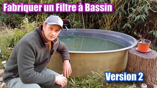 Fabriquer un filtre à bassin version 2 [upl. by Beeson]