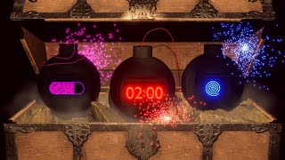 2 Minute Timer Bomb 💣 Treasure Box  3D Timer [upl. by Soalokcin]