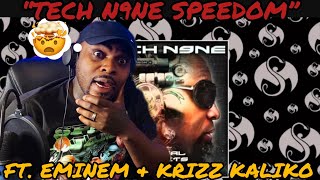 Tech N9ne  Speedom WWC2 feat Eminem amp Krizz Kaliko  Official AUDIO Reaction TECHN9NE EM [upl. by Hakim]