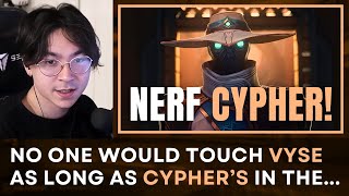 TenZ Explains Why Cypher Needs a Change To Make Vyse More Viable [upl. by Liederman695]