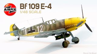 Messerschmitt Bf 109E  148  Airfix A05120A Build [upl. by Dupin]