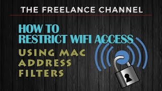 How to Setup Wifi Access With MAC Address filters [upl. by Tillio]