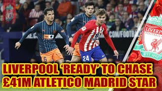 LIVERPOOL ‘READY’ TO CHASE £41M ATLETICO MADRID STAR IN JANUARY [upl. by Suired]