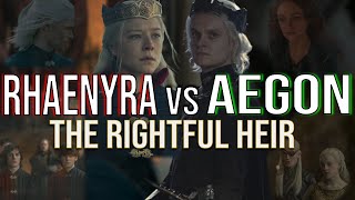 Aegon vs Rhaenyra Who is the Rightful Heir in House of the Dragon [upl. by Berger865]