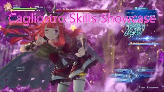 Granblue Fantasy Relink Cagliostro all Skills Exhibition  Skills Showcase PS5 [upl. by Adilem]