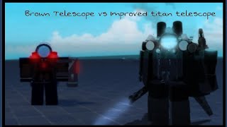 Brown telescope vs improved titan telescope Super Box Siege Defense [upl. by Jeralee]