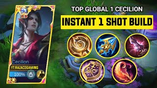 WHEN TOP 1 GLOBAL CECILION ABUSING TO MUCH MULTIPLE DAMAGE🥶 I CECILION TIPS amp GUIDE I MLBB [upl. by Hahseram]