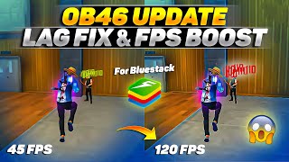 Bluestacks Free Fire Lag fix  Get 200 FPS After Update  Bluestack 5 Lag fix After OB46 Update [upl. by Leacock591]