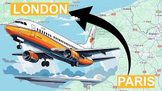 Paris to London Flight Journey [upl. by Alena]