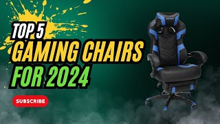 Top 5 Gaming Chairs of 2024 Maximize Comfort Enhance Gameplay gamingchairs [upl. by Spence546]