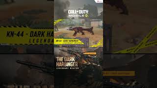 Legendary KN44  Dark Harbinger Weapon Showcase  Garena Call of Duty Mobile [upl. by Olen727]