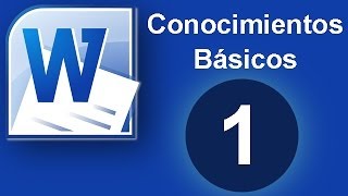 Tutorial Word Cap 1 Conocimientos Básicos [upl. by Notfol]