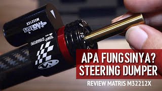 STEERING DAMPER STABILIZER SETANG MATRIS RACING UNIVERSAL [upl. by Ferrick798]