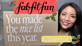 FABFITFUN WINTER BOX 2024 REVEAL amp Customization options fabfitfunpartner unboxing fabfitfun [upl. by Sissy]