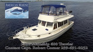 SOLD  2006 40 Mainship 400 Trawler HD By American Marine [upl. by Ecinrahs]