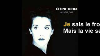 Céline Dion  Je Sais Pas Paroles Audio HQ [upl. by Curkell930]