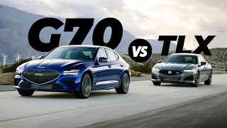 Acura TLX Type S Vs Genesis G70 Comparison Life Beyond BMW [upl. by Alim]