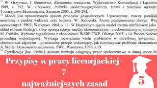 Przypisy w pracy licencjackiej7 najważniejszych zasad [upl. by Uriah]