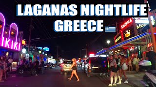 Touring Laganas Beach Nightlife What Really Goes Down at Night [upl. by Airt315]