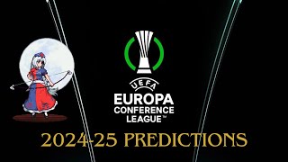 2024 25 Conference League Predictions [upl. by Aprilette]