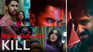 GUNDO ko COMMANDO se Panga Lena pad gaya Mehenga  KILL 2024 Thriller Movie Explained in Hindi [upl. by Dotti]