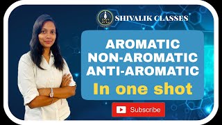 AROMATICNONAROMATIC AND ANTIAROMATIC IN ONE SHOT neet2024 jeemains2024 education studywithme [upl. by Assilanna]