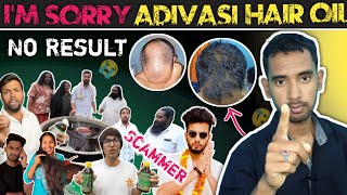 Fraud Adivasi Hair Oil Exposed Roast After 3 month Use No Result [upl. by Amadas427]